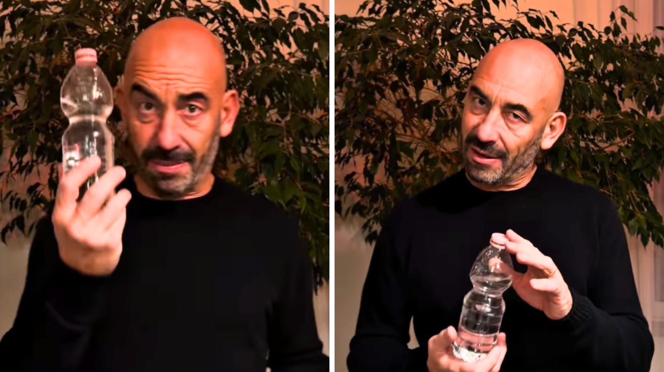 acqua bottiglie di plastica