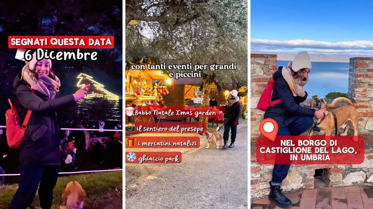 Albero di Natale borgo