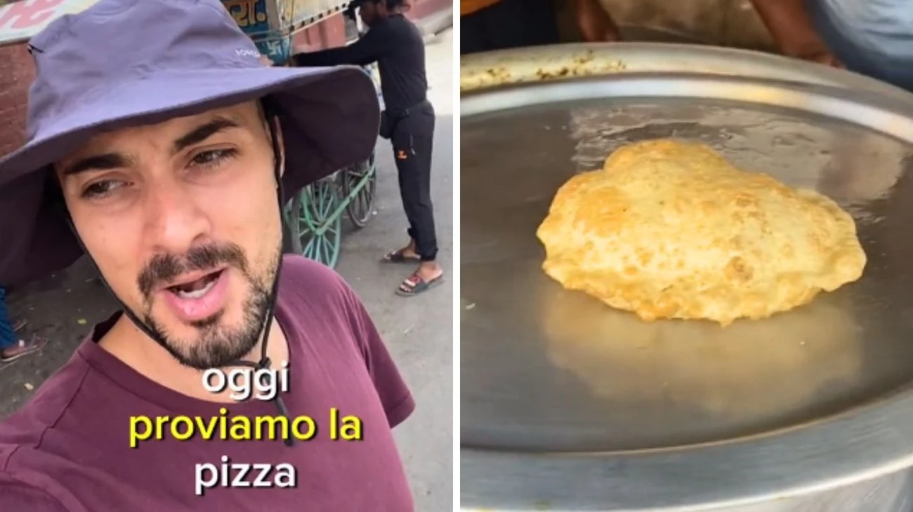 India pizza fritta