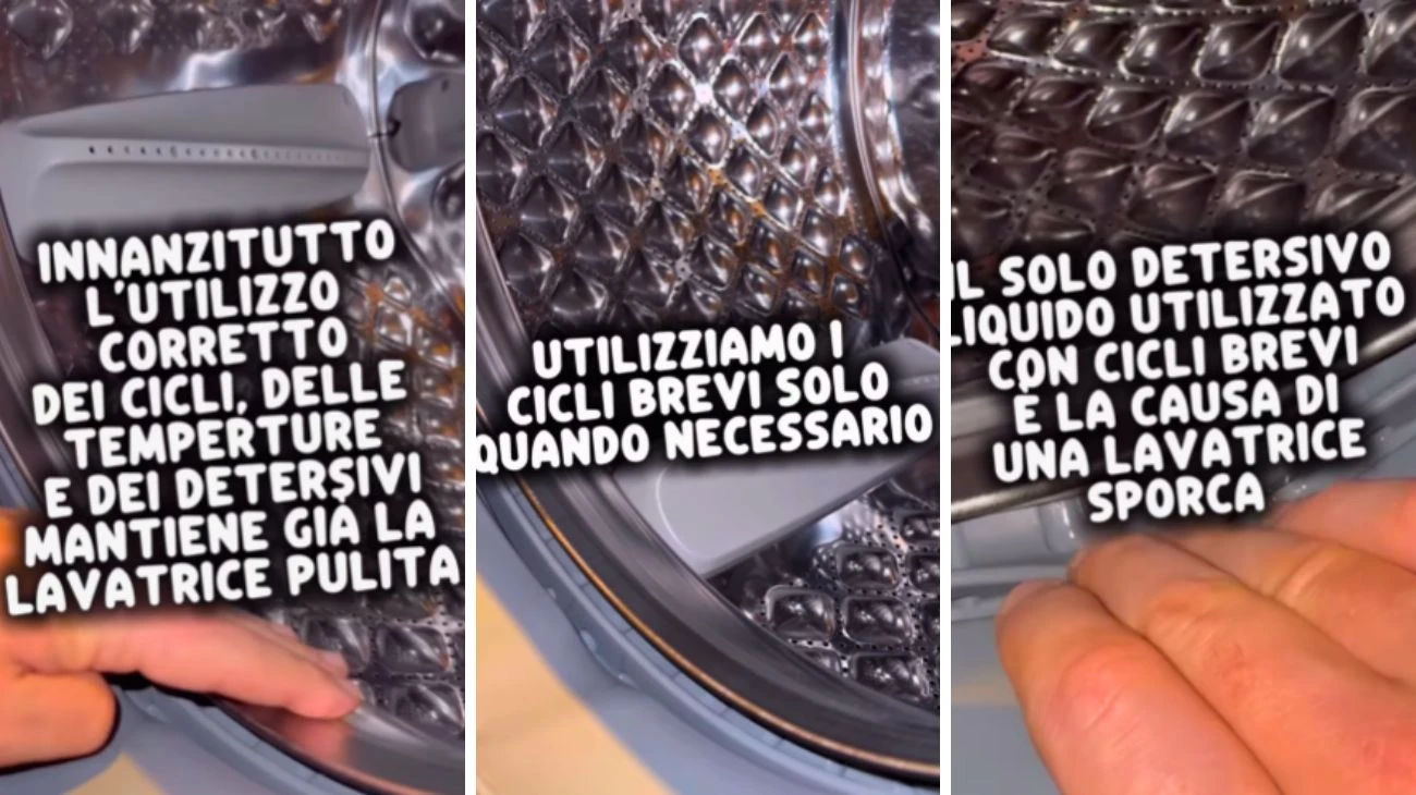 Lavatrice evitare manutenzione