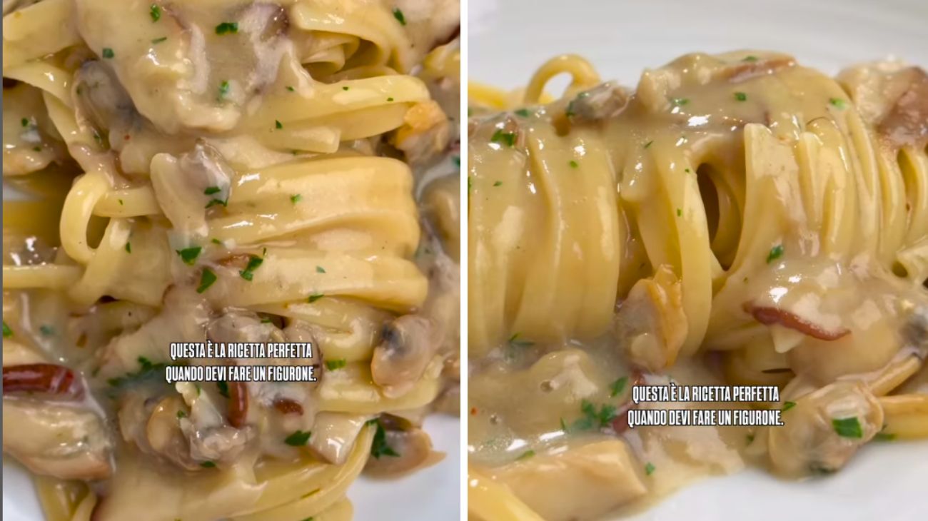 Linguine ai porcini mare