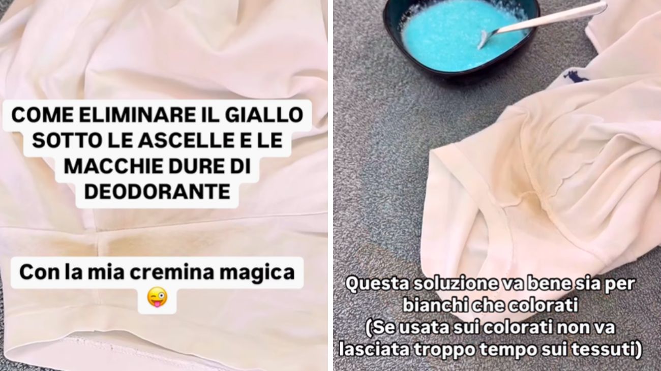 Magliette ascelle macchie