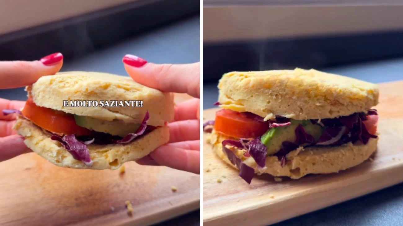 Panino di ceci ricetta