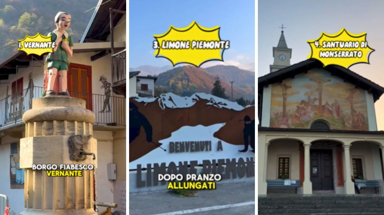 Piemonte borgo novembre