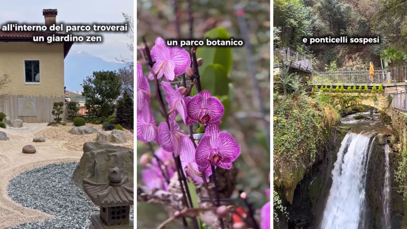 Trentino cascata grotta