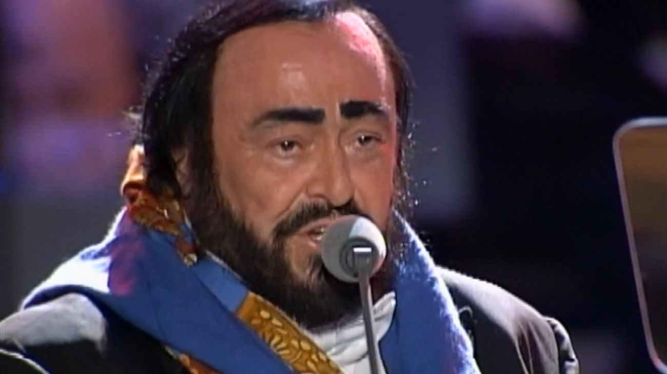 ascolti tv pavarotti
