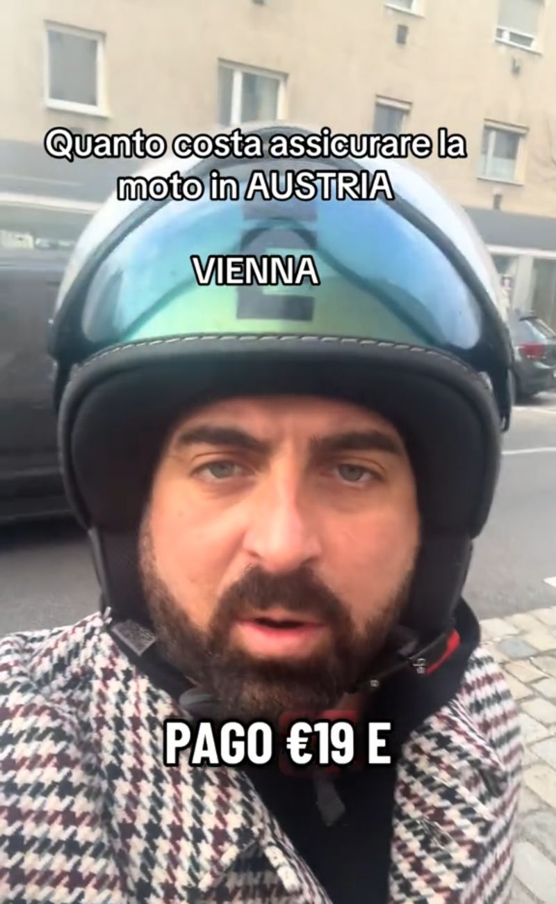 A Vienna, capitale dell'Austria, l'assicurazione per una moto 650 costa 19.50€ al mese.