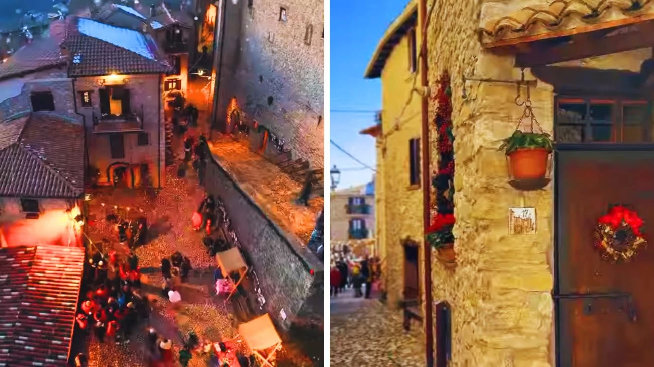 villaggio di babbo natale borgo