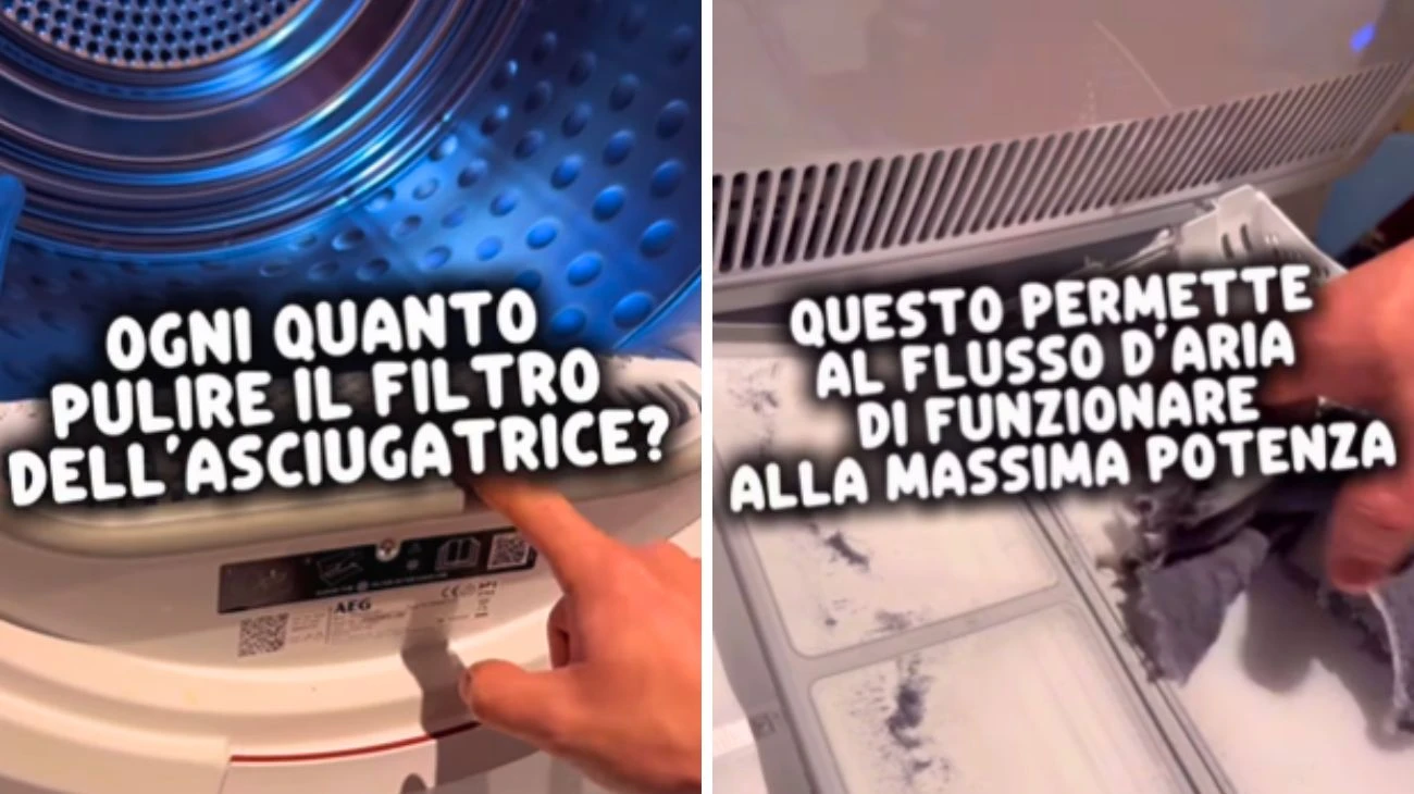 Asciugatrice filtro