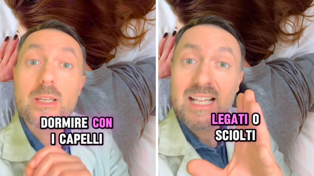 Dormire capelli sciolti