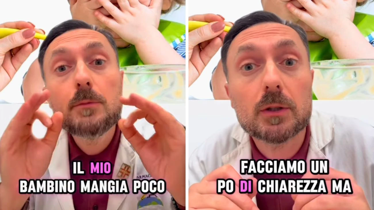 Figlio mangia poco