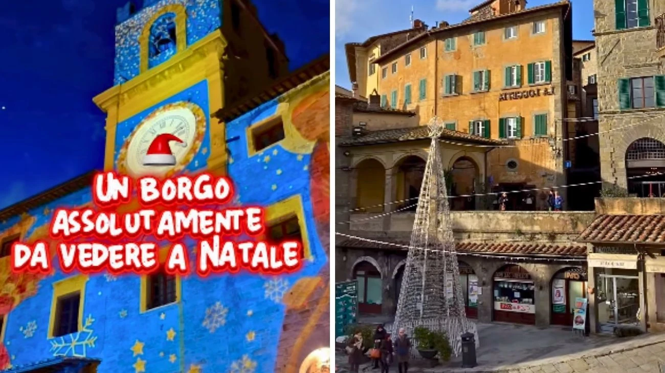 Natale in Toscana borgo