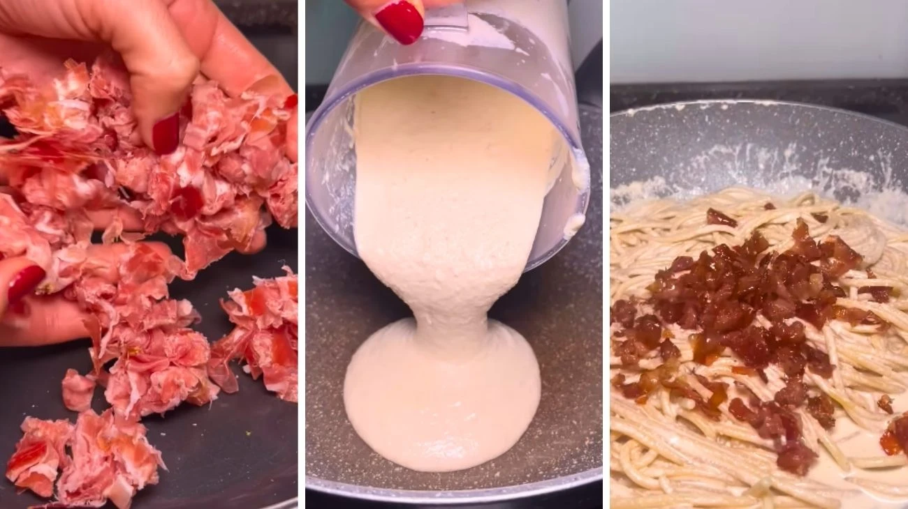 Spaghettoni noci speck