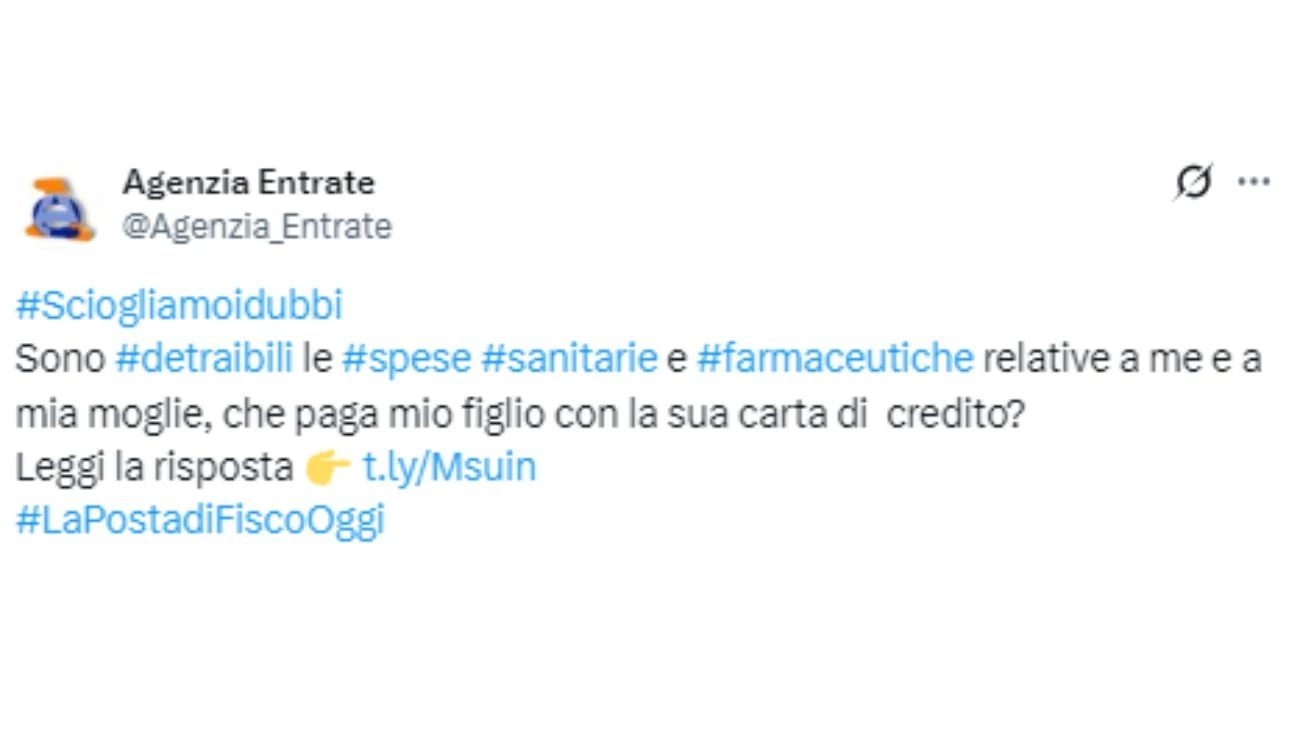 Spese farmaceutiche detrazioni