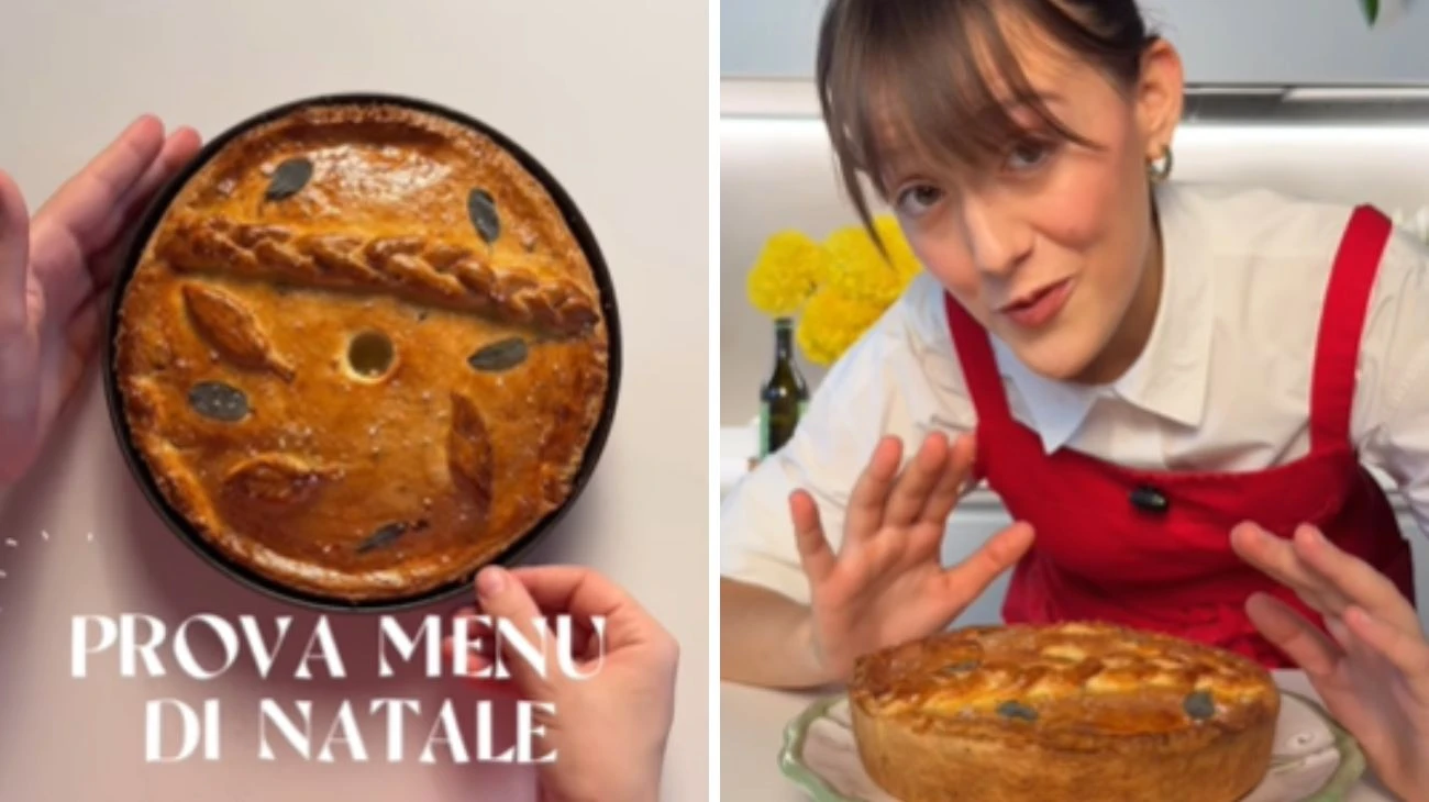 menu di natale torta salata