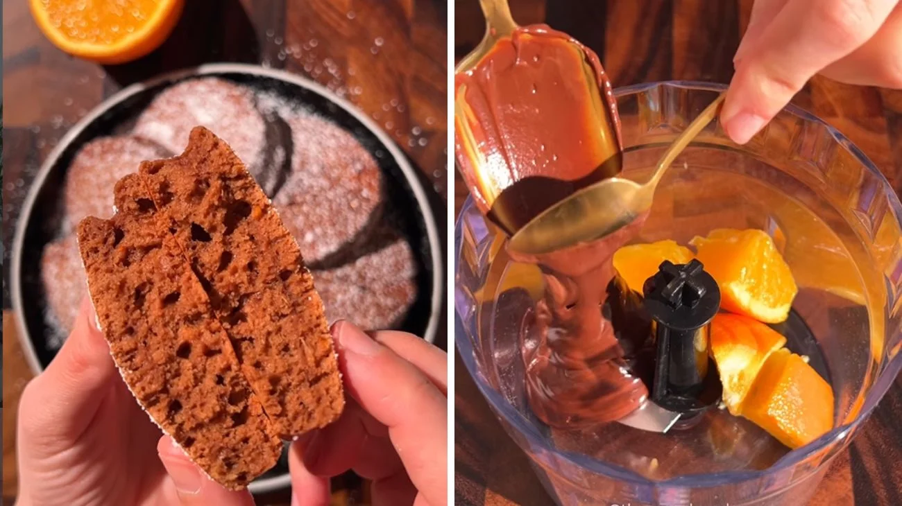 Pancake arancia e cioccolato