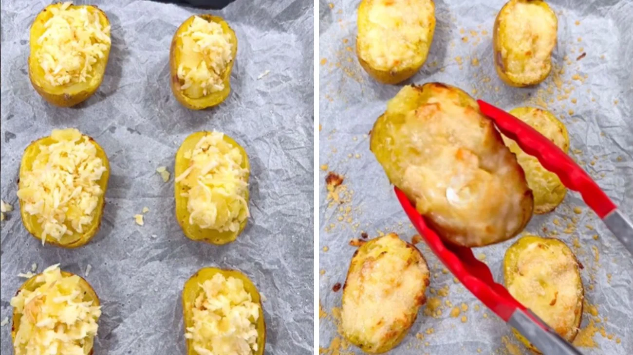 Patate ripiene di formaggio