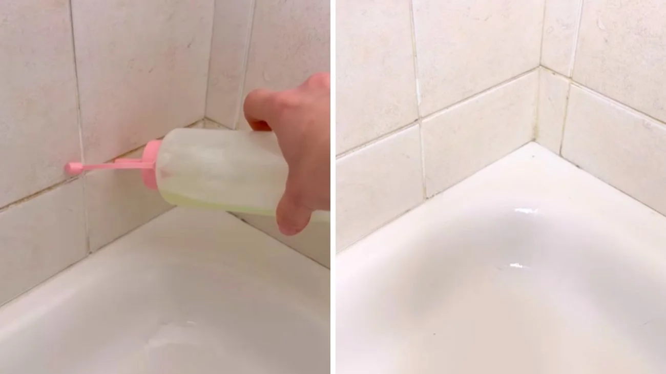 Pulire fughe del bagno