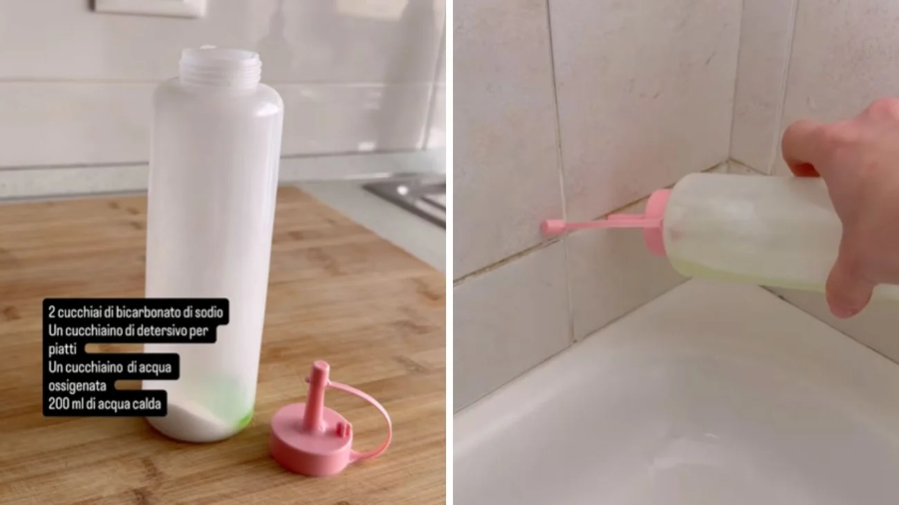 Pulire fughe del bagno