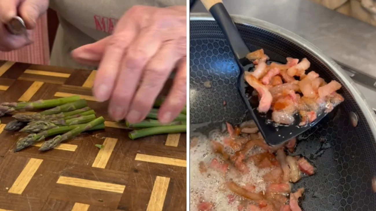 Carbonara agli asparagi