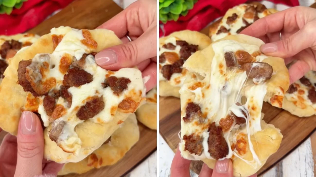 Pizzette in friggitrice ad aria