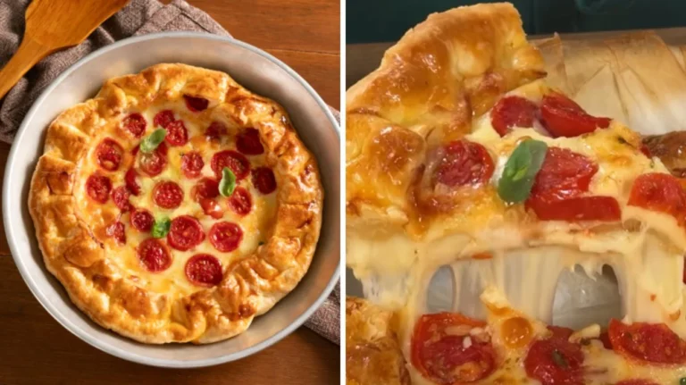 Torta salata con pomodorini