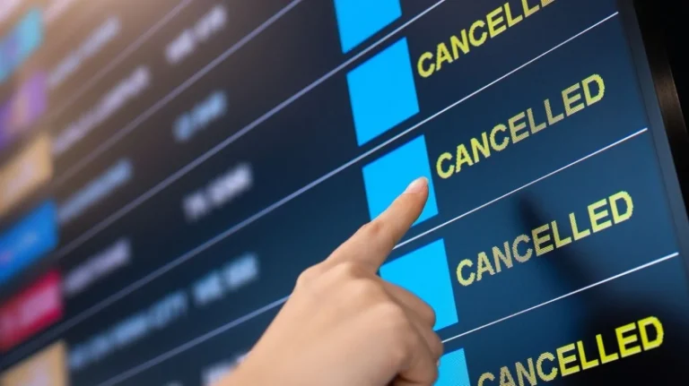 Volo cancellato tutti i dettagli