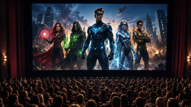 Film sui supereroi (Immagine AI) - Tuttonotizie.eu