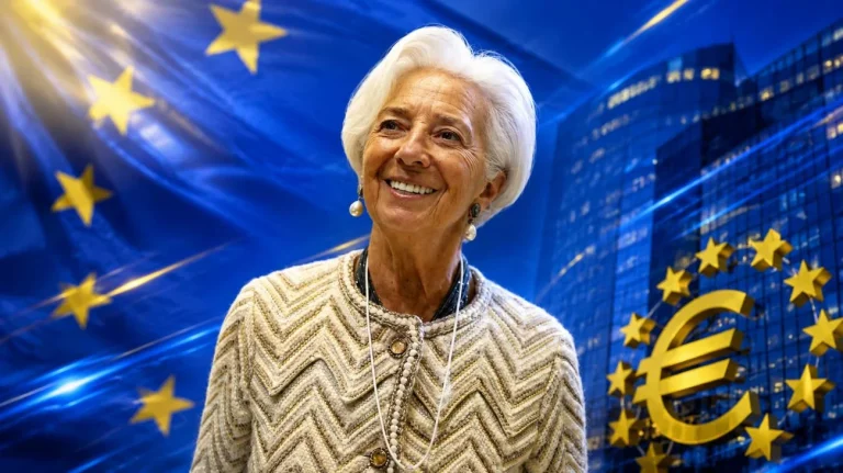 Christine Lagarde (Immagine creata con AI) - Tuttonotizie.eu