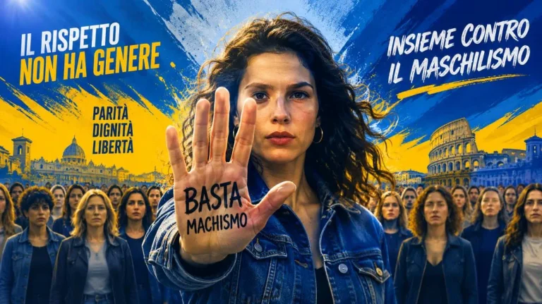 Lotta al maschilismo (Immagine generata con AI) - Tuttonotizie.eu
