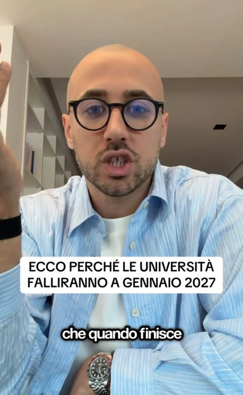 Lambusta lo afferma con sicurezza: le università italiane falliranno nel 2027