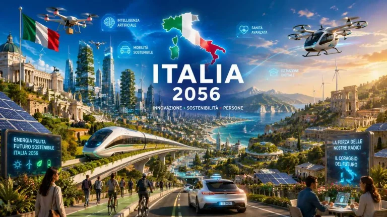 Italia nel 2056 (Immagine creata dall'AI) - Tuttonotizie.eu