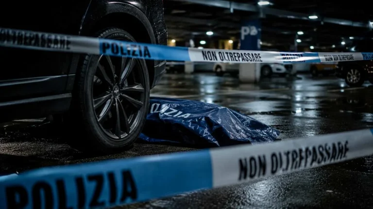 Trovato morto in un parcheggio (Immagine a titolo esemplificativo generata con AI) - Tuttonotizie.eu
