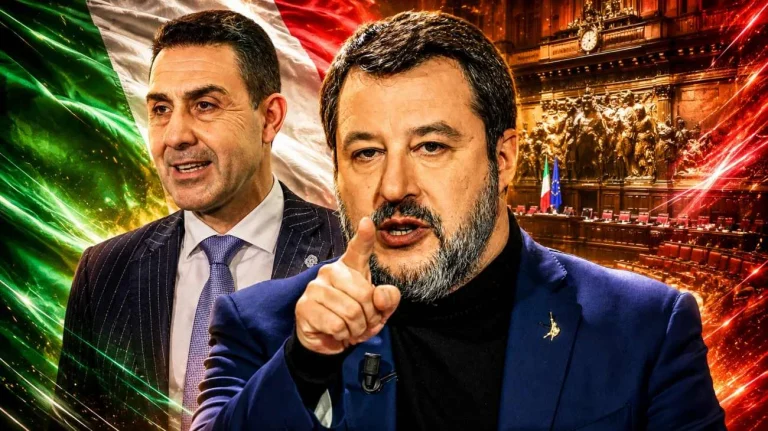 Matteo Salvini e Roberto Vannacci (Immagine generata dall'AI) Tuttonotizie.eu