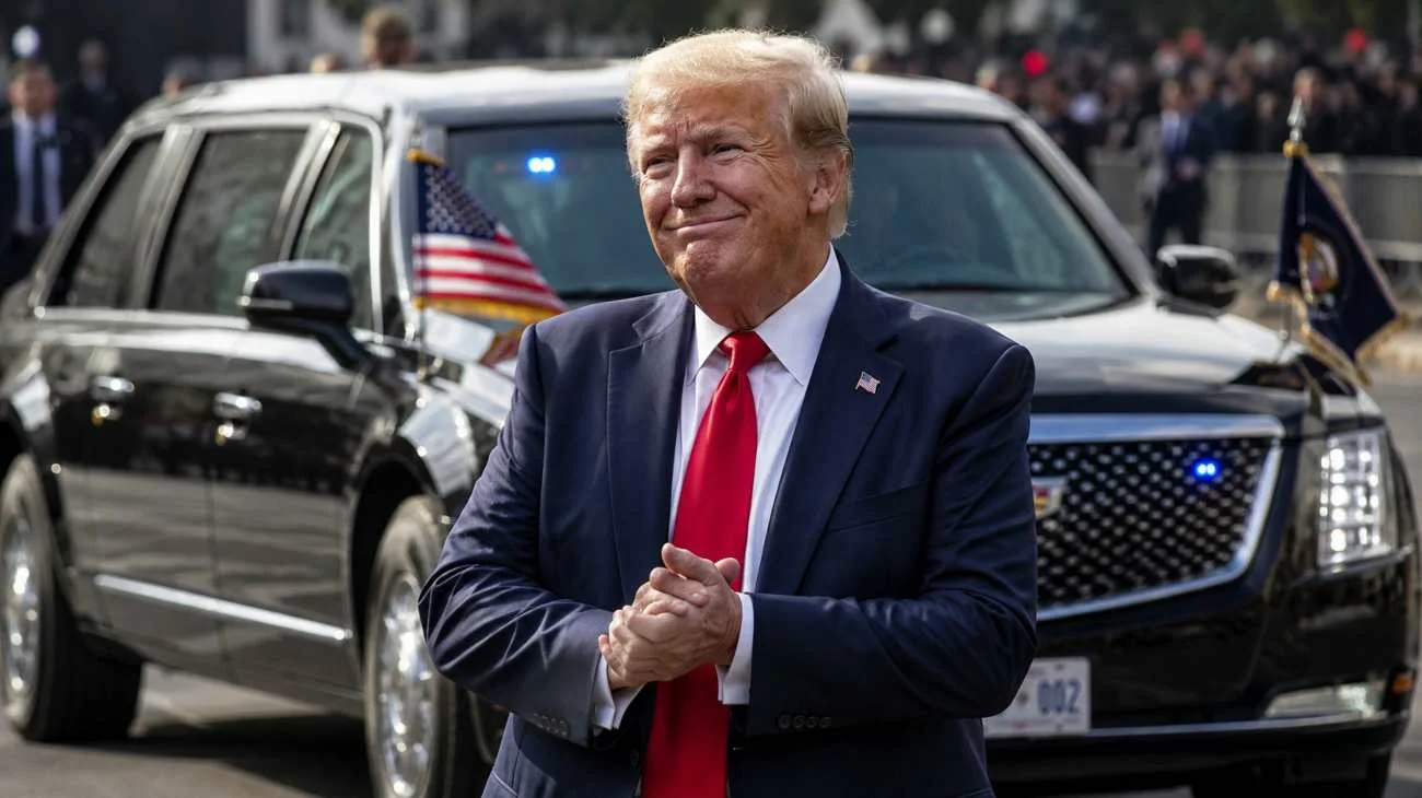 I segreti dell'auto bunker di Donald Trump: c'è di tutto nascosto dentro