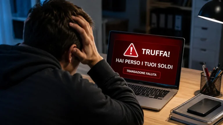 Truffa dell'intermediario (Immagine generata dall'AI) - Tuttonotizie.eu