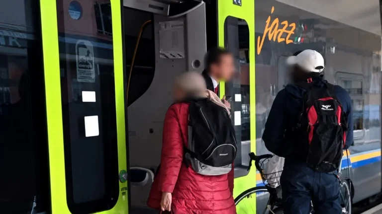 Immigrato forza il blocco del capotreno (Immagine editata dall'AI) - Tuttonotizie.eu
