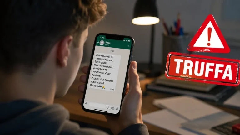 Truffa WhatsApp (Immagine generata dall'AI) - Tuttonotizie.eu