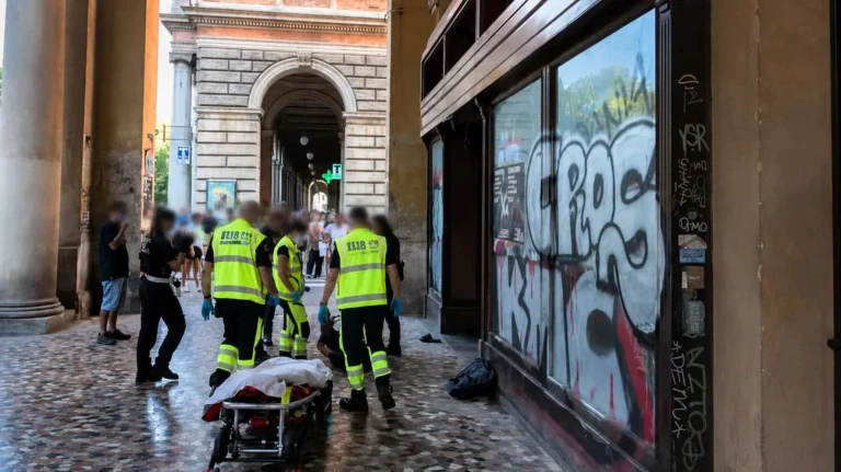 Immigrato va in escandescenze davanti una chiesa (Immagine editata dall'AI) - Tuttonotizie.eu