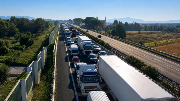 Protesta autotrasportatori, A1 bloccata a Caserta Sud e scaffali vuoti: domani Salvini incontra i camionisti a Milano