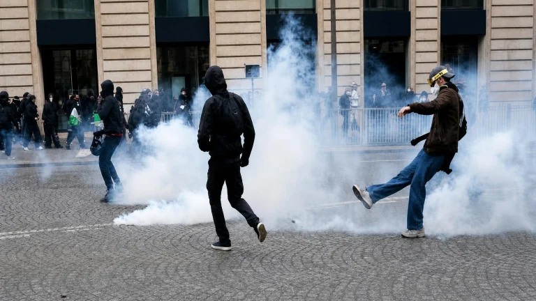 Saint-Etienne, manifestante di 17 anni perde una mano per una granata della polizia: 550mila in piazza, 400 fermi