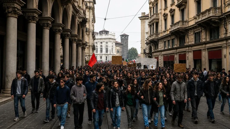 Sciopero generale a Napoli, Spiderman su Garibaldi: le proteste nonviolente riescono il doppio delle violente